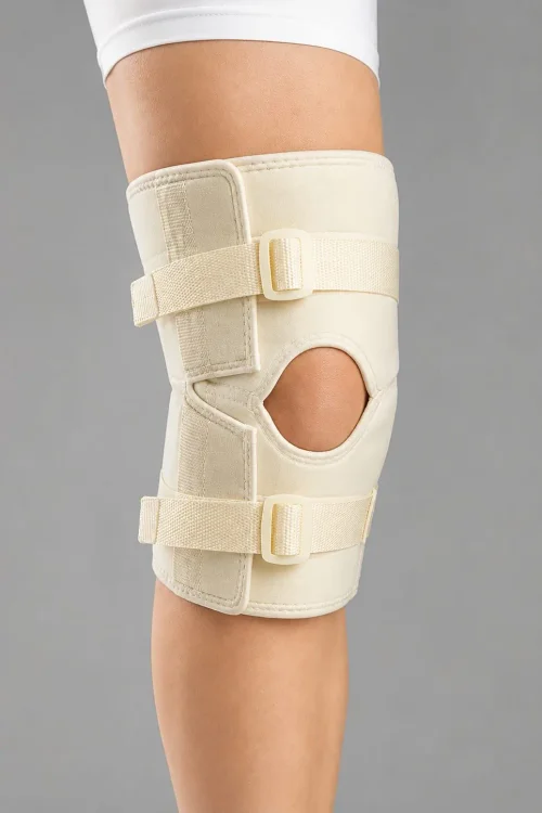 Adjustable Knee Support with Open Patella
